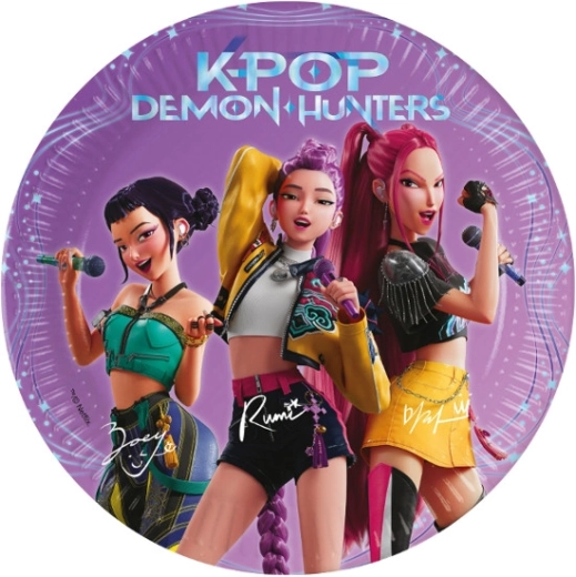 Papírové talířky Demon hunters 20 cm (8 ks)