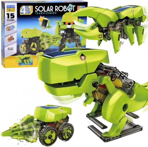 Solární dinosaur 4v1 edukativní hračka