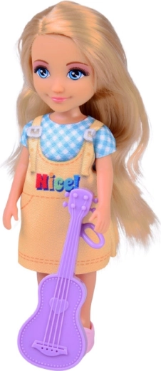 Hudební fantazie s fialovou kytarou