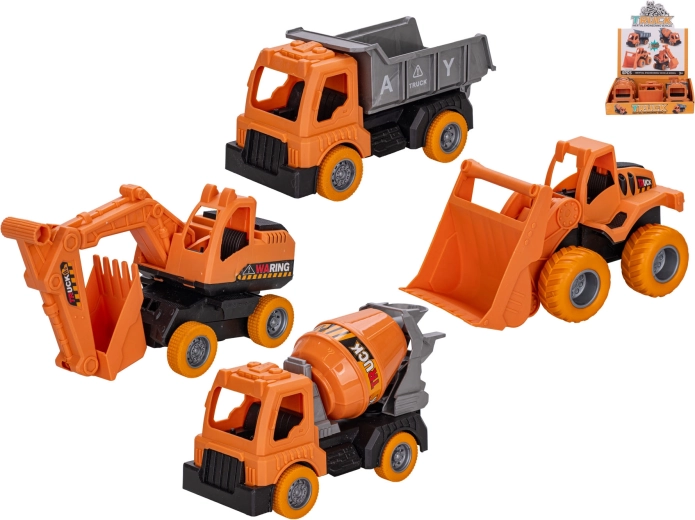 Stavební auto na setrvačník 16 cm