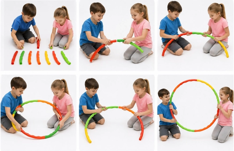 Skládací segmentová konstrukce (DIY)