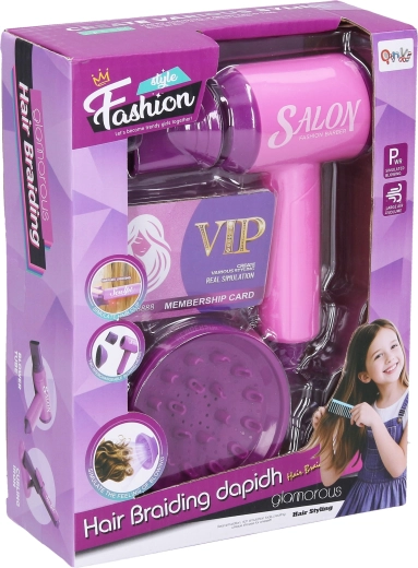 Kadeřnický set s fénem 13 cm
