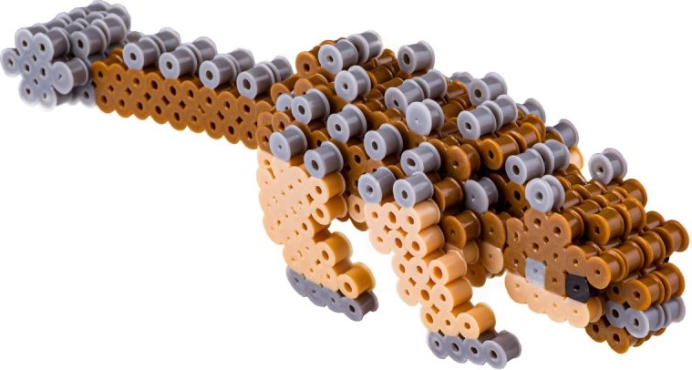 3D model ankylosaura z korálků