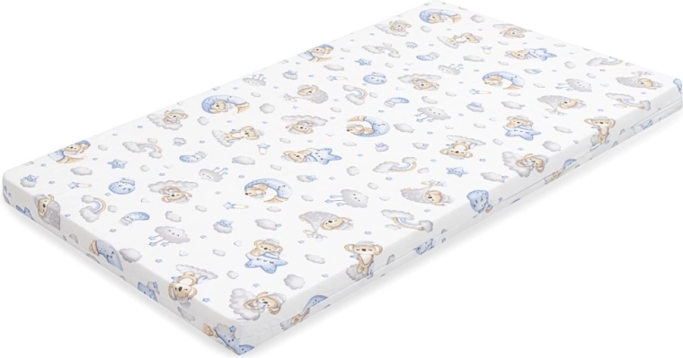 Dětská pěnová matrace NEW BABY Standard 120 × 60 × 6 cm, modrá koala