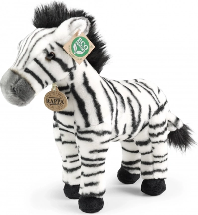 Plyšová zebra stojící 30 cm eco‑friendly