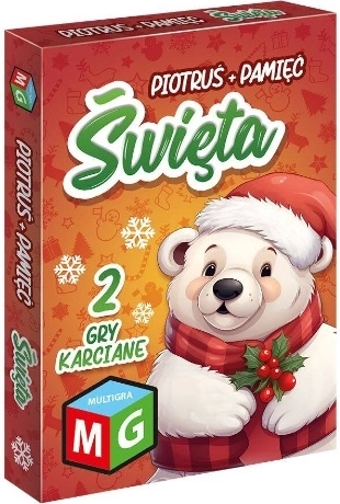 Vánoční Piotruś – dětská karetní hra 2v1