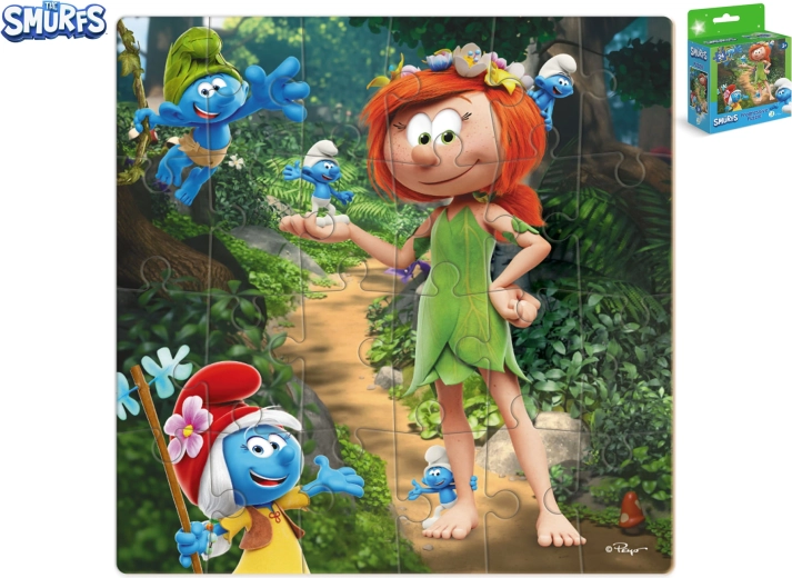Šmoulové puzzle princezna v lese 24 dílků