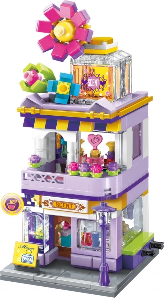 Qman City Corner parfumerie stavebnice