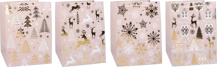 Dárková taška XS Vánoce 14,5 × 15 × 6 cm