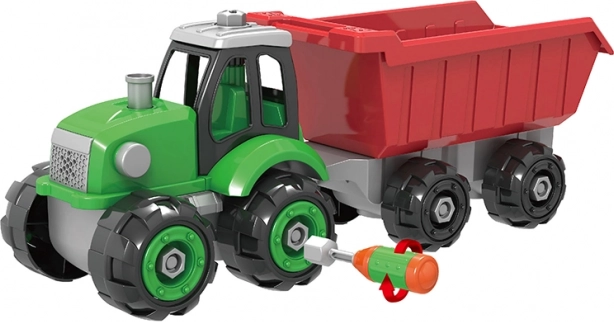šroubovací traktor s vlečkou 32 cm