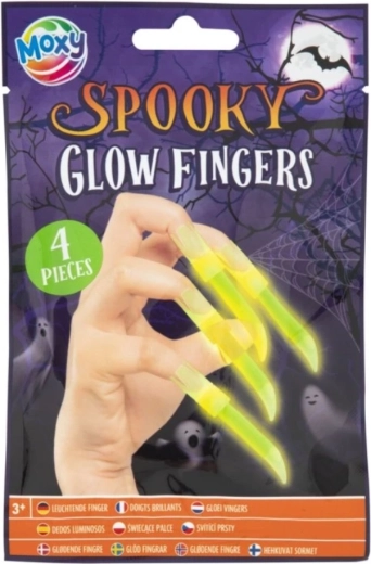 MOXY svítící halloweenské nehty 4 ks