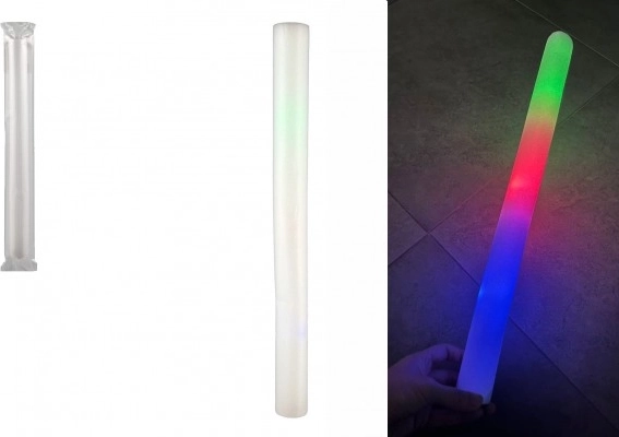 Svítící LED pěnová trubice 47cm na baterie