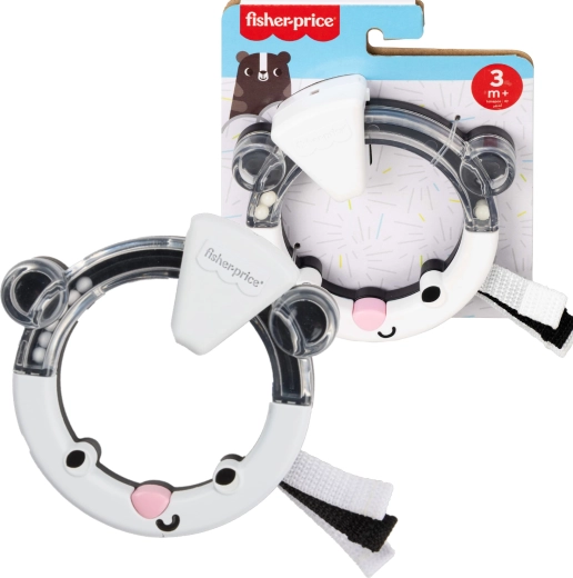Senzorické kroužek chrastítko pro miminka Borsuk FISHER-PRICE