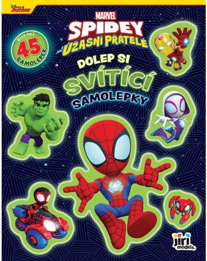 Spidey dolep si svítící samolepky