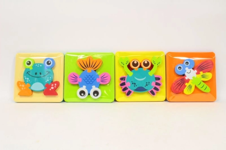 Pěnové puzzle – displejové balení 12 ks