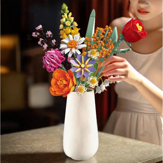 Plně nastavitelné stonky a květy