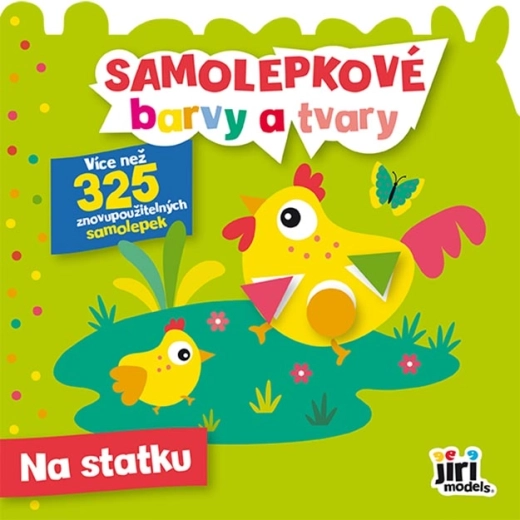 Samolepková knížka barvy a tvary: Na statku