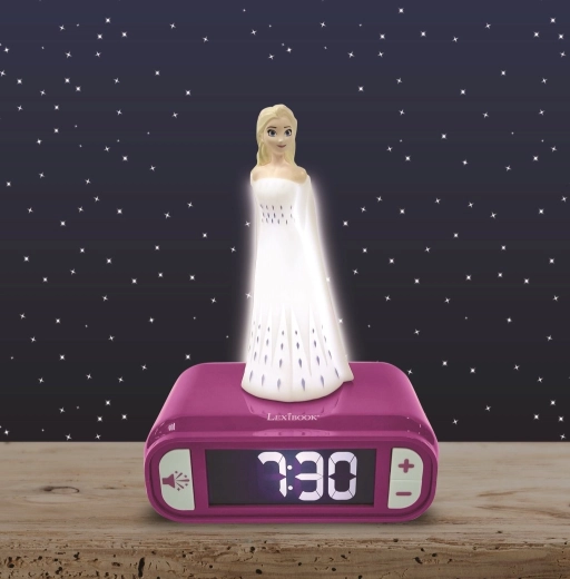 Zářící 3D noční světlo Elsa