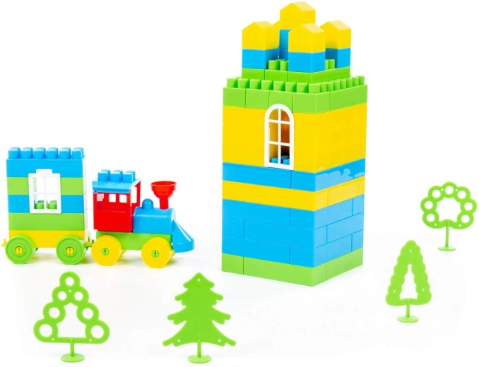 Vysoké věže a vláček pro fantazijní svět