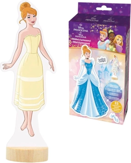 Magnetické oblékání s omalovánkou DISNEY Princezny