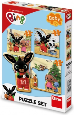 Baby puzzle Bing a kamarádi 3 v 1 (3, 4, 5 dílků)