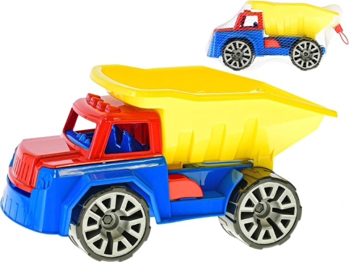 Plastová nákladní sklápěčka 29 cm v síťce