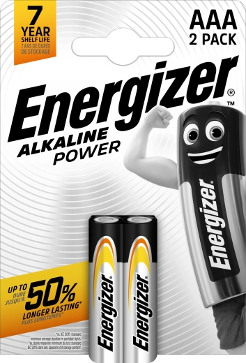 Energizer Alkaline Power AAA mikrotužkové baterie 2 ks