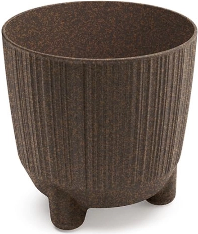 Květináč Ryfo Eco Wood 10,7 cm kávový