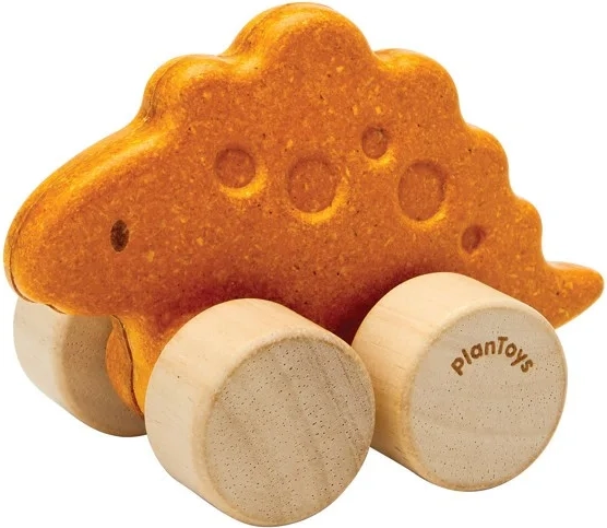 PlanToys dinosauří autíčko stegosaurus - 1 kus