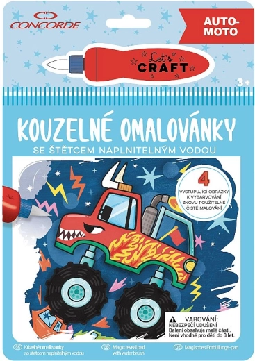 Kouzelné omalovánky CONCORDE auto-moto