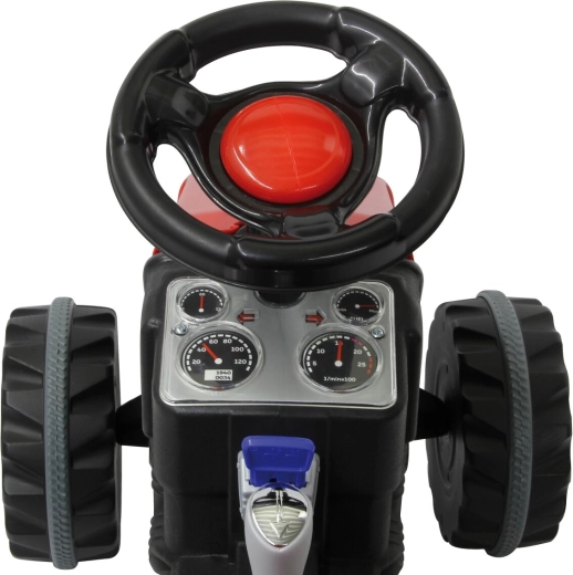 Startování klíčkem a klakson na volantu
