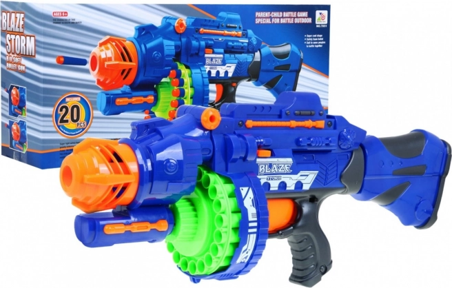 Velký dětský blaster BLAZE STORM s 40 pěnovými šipkami