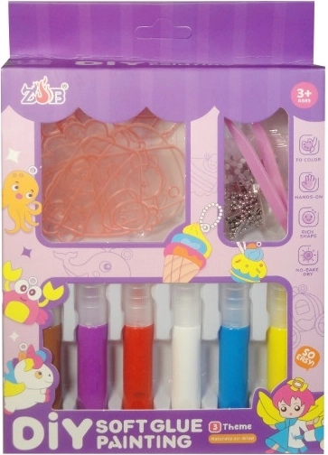 Kreativní sada DIY – přívěsky a klíčenky k malování
