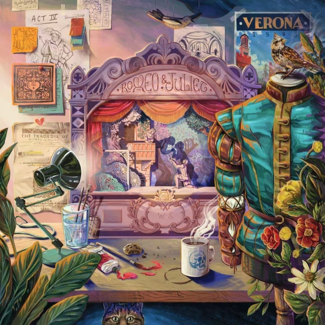 Čtvercové puzzle RAVENSBURGER Art & Soul: Romeo a Julie – 750 dílků