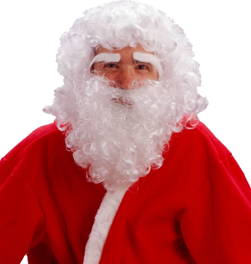 Paruka Santa s vousy pro děti