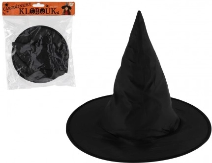Čarodějnický klobouk dětský skládací 32cm