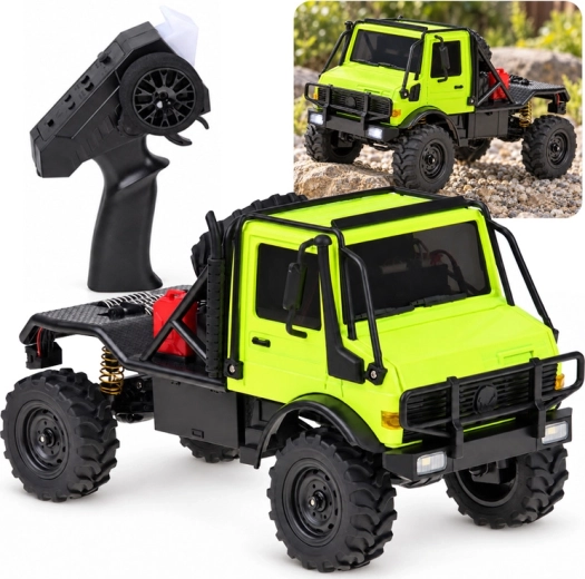Dálkově ovládaný terénní vůz MN Model U4000 4WD 1:18 se světly LED