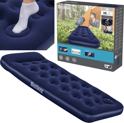 Nafukovací matrace pro 1 osobu BESTWAY Air Mattress Jr. Twin 185 × 76 × 28 cm s nožní pumpou