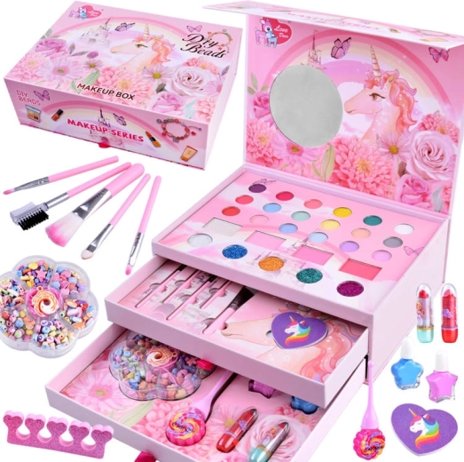 Dětský kreativní make-up kufřík s jednorožcem
