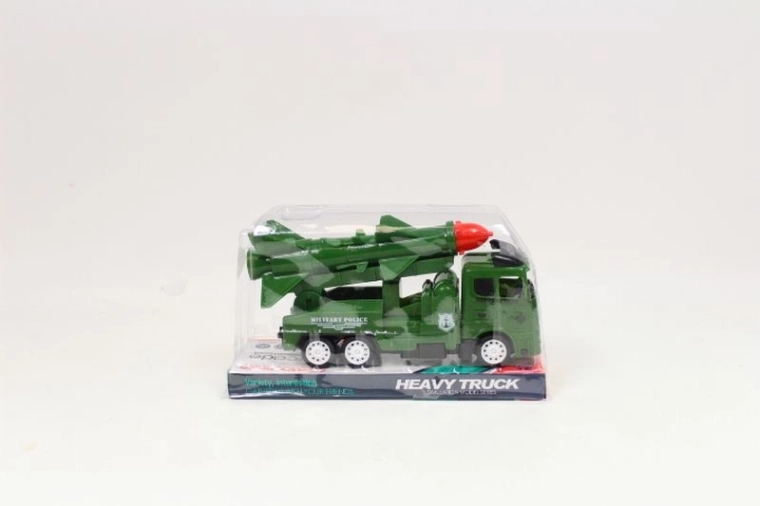 Vojenské auto s raketometem