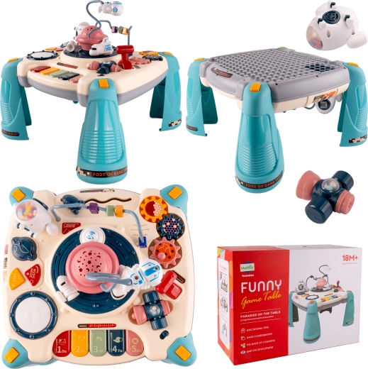 Multifunkční edukační stoleček Pianinko