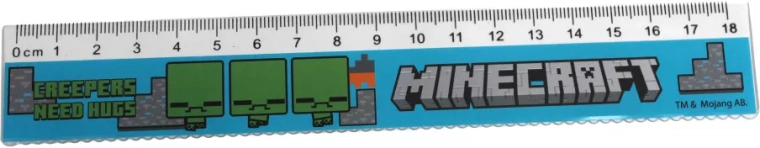 Pravítko s motivem Minecraft