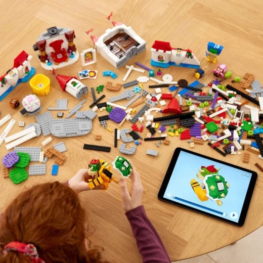 Digitální návody v aplikaci LEGO Super Mario