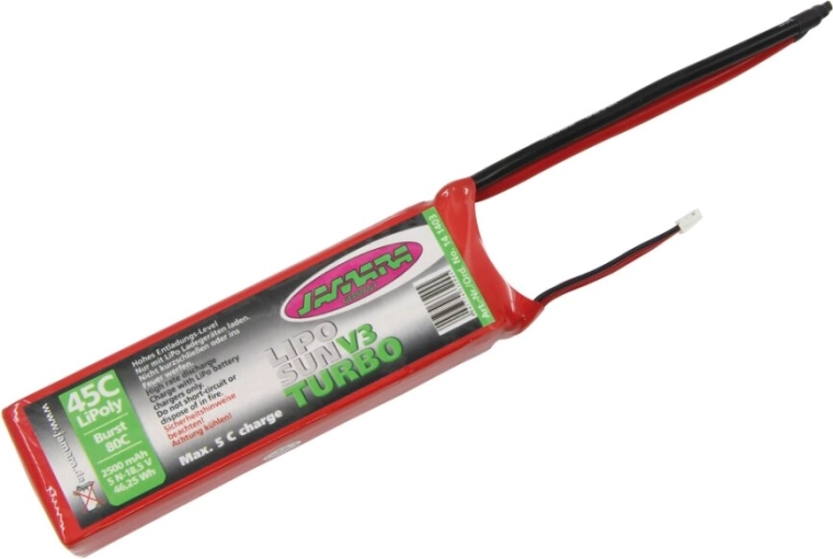 Akumulátor LipoSun V3 Turbo LiPo 2500 mAh 18,5 V 45C