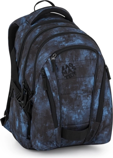 Bagmaster studentský batoh BAG 25 B černo-modrý