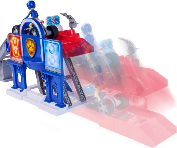 Akční sjezd po rampě