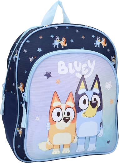 Dětský batoh Bluey Smoochy Kiss tmavě modrý 30 cm