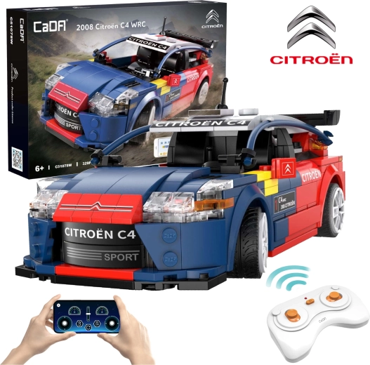CaDA dálkově ovládané závodní auto Citroen C4 WRC