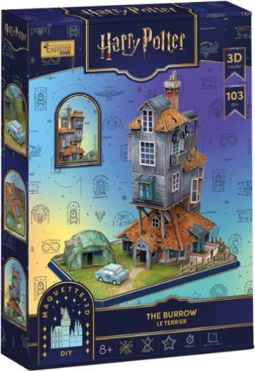 Cubic Fun 3D puzzle Harry Potter Nora – dům Weasleyových