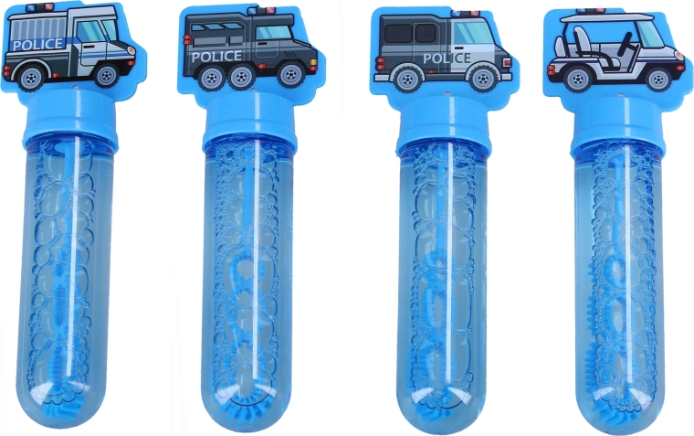 Bublifuková hůlka policejní auto 14 cm - 1 kus